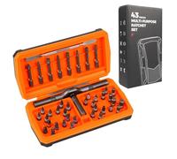 Ensemble de tournevis à cliquet - Ensemble d'entraînement magnétique multi- | Tournevis magnétique 43 en 1 | Kit de réparation 43 en 1 pour automobile, vélo, électricien, ordinateur, vélo, PC