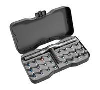 Ensemble de tournevis à cliquet magnétique 24/42 en 1 - Comprend des clés Allen pour sonnette/tournevis d'appareil photo, réparation domestique, électronique et bricolage | Alliage d'acier S2 avec