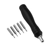 Ensemble de tournevis à cliquet multi-usages avec embout rotatif à 3 voies pour réparation à domicile - Petit format pour une réparation précise