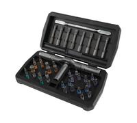 Ensemble De Tournevis À Cliquet - Outil De Réparation Magnétique Portable 43-En-1 Avec Étui | Jeu D'De Tournevis - Pour La Réparation De Montre, Lunettes, Vélo, Appareils Électriques, Ordinateur,