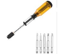 Ensemble de tournevis à cliquet Push Pull Multi-Bit Réglable Kit de tournevis professionnel avec embouts