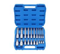 Ensemble de tournevis à douille M-Type Outils de réparation automobile | Ensemble de douilles portables pour fixation professionnelle de mécanicien d'angle pour entretien, garage, maison, projet