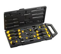 Ensemble De Tournevis À Poignée Rembourrée Stanley, 10 Pièces STA265014