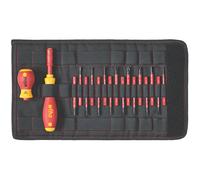 Jeu de tournevis Wiha VDE 1 set vis à fente, cruciforme Phillips, Pozidriv, plus/moins, TORX, hexagonal