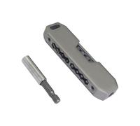 Ensemble de tournevis compact robuste construit en alliage d'aluminium renforcé pour un transport sans problème dans des circonstances de travail en plein air. Outil de mèche solide et transportable