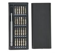 Ensemble de tournevis de précision 25 en 1 avec 24 embouts remplaçables en alliage d'acier - Kit d'outils magnétiques portables pour smartphone, ordinateur portable, montre, réparation de lunettes
