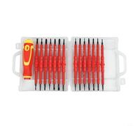 Ensemble de tournevis d'électricien isolés de 71,1 cm, 1000 V AC avec embouts en acier au chrome vanadium, kit d'outils de réparation à double tête pour travaux électriques