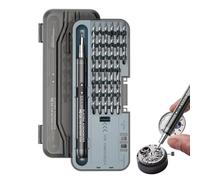 Ensemble de tournevis électrique de précision 46 en 1 sans fil rechargeable par USB, kit de réparation d'outils informatiques - pour réparation quotidienne, appareils électroniques, batteries