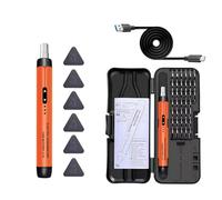 Ensemble de tournevis électrique multifonction rechargeable en acier durable adapté pour les tâches d'amélioration de la maison, tournevis électrique à couple élevé