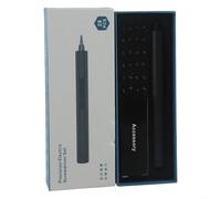 Ensemble de tournevis électrique rechargeable de 71,1 cm, kit d'outils électriques sans fil pour réparation de précision avec 24 embouts, 4 outils de levier en plastique, câble USB