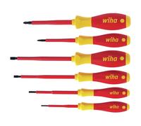 Ensemble De Tournevis Électrique SL/PZ SoftFinish® Wiha, 6 Pièces WHA25477