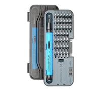 Ensemble de tournevis électriques - Outil de précision sans fil rechargeable par USB 46 en 1 | Ensemble de tournevis sans fil | Pour batterie de voiture, camion, véhicule, ordinateur, téléphone