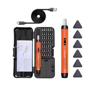 Ensemble de tournevis électriques professionnels rechargeables avec batteries au lithium, accessoires multiples pour projets de fixation