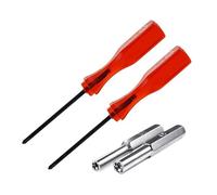Ensemble de tournevis en acier léger 3,8 mm/4,5 mm/2,0 mm +/2,5 mm Y 4 outils pour réparation de matériel de jeu vidéo, modification de matériel de jeu portable, kit de réparation de console de jeu