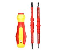 Ensemble de tournevis isolés - Outils d'électricien professionnels pour travaux électriques | Ensemble de tournevis multifonction avec pointes magnétiques, réparation, installation et entretien précis