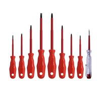 Ensemble de tournevis isolés professionnels avec résistance aux tensions de 1000 V et acier pour réparation électrique, outil antidérapant, kit de tournevis isolé professionnel