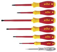 Wiha VDE Jeu de tournevis 7 pièces vis à fente, cruciforme Phillips