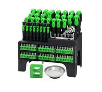 Ensemble de tournevis professionnels avec têtes solides en acier et design ergonomique pour l'amélioration de la maison, facile à transporter