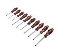Ensemble De Tournevis Sealey 10 Pièces TRX-Star GripMAX® - Rouge AK4324