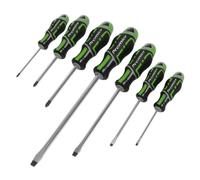 Ensemble De Tournevis Sealey Grip Max 7 Pièces - Hi-Vis Vert AK4325HV