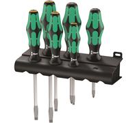 Ensemble De Tournevis Wera 334/355 SK/6 Kraftform Plus Lasertip 05007681001