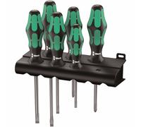 Ensemble De Tournevis Wera 334/6 Kraftform Plus Lasertip 05105650001