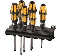 Ensemble De Tournevis Wera 932/S/6 Kraftform Chiseldriver Avec Rack 05018283001