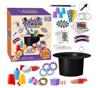 Ensemble De Tours De Magie - Kit De Jouets D'apprentissage Facile, Collection D'illusions De Cartes, Support D'instructions Vidéo | Conçu Pour Jeunes Artistes, Âgés De 6 À 12 Ans,