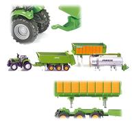 Siku Deutz-fahr Avec Kit De Remorques Joskin