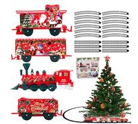 Ensemble De Train Électrique,Circuit D'Assemblage Éducatif - Jouet Train | pour Garçons et Filles Assemblage Jeu d'Intérieur sur Le Sol Autour du Sapin Pendant l'hiver et Anniversaire