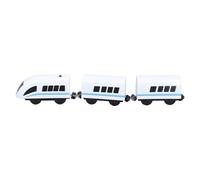 Ensemble de Train électrique pour Enfants, Jouet de Train sur Voie à Piles avec Connexion par adsorption, Train Miniature éducatif pour garçons et Filles, matériau ABS Durable (Tapez 3)