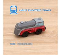 Ensemble De Train Électrique Rc, Locomotive À Fente Magnétique Moulée, Jouet Adapté Au Train En Bois Et À La Voie Ferrée, Jouets Cadeaux Pour Enfants