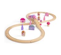 Ensemble De Train En Bois Bigjigs Rail En Huit Fée Comprend 35 Pièces