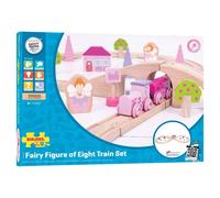 Ensemble De Train En Bois Bigjigs Rail En Huit Fée Comprend 35 Pièces