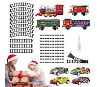 Ensemble De Train - Jouet De Piste Électrique avec Lumières Et Musique | Ensemble De Train Électrique | pour Garçons, Tout-Petits, Apprentissage, Éducatif, Anniversaire, Amis