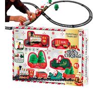 Ensemble de Train Jouet Jouet de Piste pour Interaction Parent-Enfant | Train Arbre De Noël Pour Interaction Parent Enfant Anniversaire Tout Petit Fête Festival Vacances Crèche