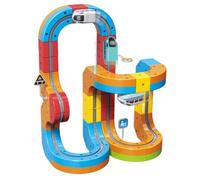 Ensemble De Train pour - Jeu De Chemin De Fer Magnétique,Jouet De Piste De Train - pour 3+ Garçons Jeu Intérieur Anniversaire Fête Vacances Salle de Classe