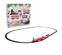 Ensemble De Train Pour - Jouet de Noël Ludique avec Voie Ferrée | Jouets De Train Électrique | Pour Garçons Et Filles Pour Jeu Autour Du Sapin De Noël En Intérieur Sur Le Sol Pendant Les