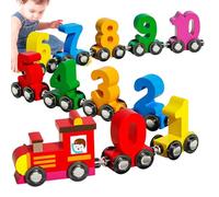 Ensemble de train pour tout-petits - jeu éducatif en bois | Jouet d'apprentissage précoce garçons et filles, montessorii les tout-petits, ensemble imaginatif, jouet développement d'âge préscol