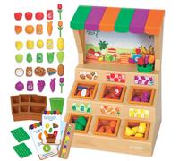 Ensemble de tri Mini Farmstand de Learning Resources - Jouets de tri d'aliments pour enfants pour tout-petits, jouets pour tout-petits, cadeaux pour e