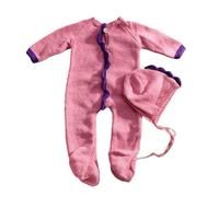 Ensemble de tricots pour nouveau-nés 2 pièces/ensemble avec de dinosaure, combinaisons tricotées de dessin animé, chapeau assorti pour des séances photo mémorables, tenue de photographie de