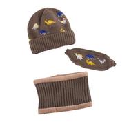 Ensemble De Trois Pièces Pour Bébé, Écharpe Élastique, Chapeau, Écharpe De Couleur Vive, Pour L'Extérieur