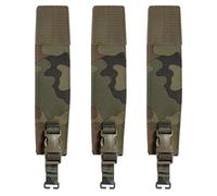 Ensemble de trois rabats Combat Lab pour chargeur triple Front Flap Chest Rig - mod. 93 Pantera PL Woodland