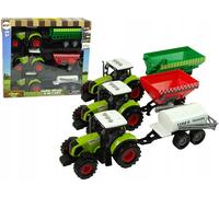 Ensemble de trois tracteurs Pulvérisateur remorqué Tracteur agricole