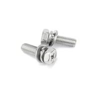 Ensemble de trois vis et rondelles en acier inoxydable 304 M3 M4 M5 M6 M8(5set M5/40)