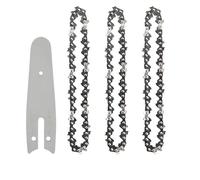 Ensemble de tronçonneuse et barre guidage 4/6 pouces pièces électrique portables chaîne très tranchante principalement utilisée for les outils d'exploitation forestière d'élagage(4INCH set A)