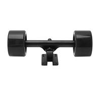 Ensemble de trucks et de roues pour skateboard, accessoires de skateboard sans fil avec roues en PU 82A et roulements ABEC 9, trucks en alliage de magnésium pour longboard, planche (Noire)