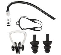 Ensemble de Tuba de plongée Professionnel avec Bandeau réglable, Bouchons d'oreille et Pince-Nez pour Adultes et Unisexe, équipement en Silicone PVC Haute Performance pour la