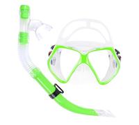 Ensemble de tuba pour adultes - Lunettes de plongée pour adultes - Anti-fuite et anti-buée, vue panoramique, lentille en verre trempé pour la natation
