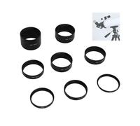 Ensemble de Tube D'extension de Télescope, 8 Pièces M48X0.75 Kit de Tube D'extension de Longueur de Filetage 3 5 7 10 12 15 20 Anneau D'extension de 30 Mm pour la Photographie de